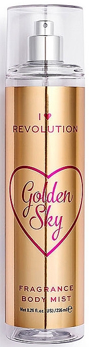 Body Spray Golden Sky - I Heart Revolution Body Mist Golden Sky — photo N1