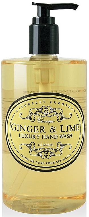 Ginger & Lime Liquid Hand Soap - Naturally European Hand Wash Ginger and Lime — photo N1