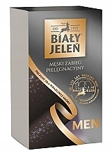 Fragrances, Perfumes, Cosmetics Men Set - Bialy Jelen Birch Juice (f/cr/75ml + sh/gel/300ml + shmp/300ml)