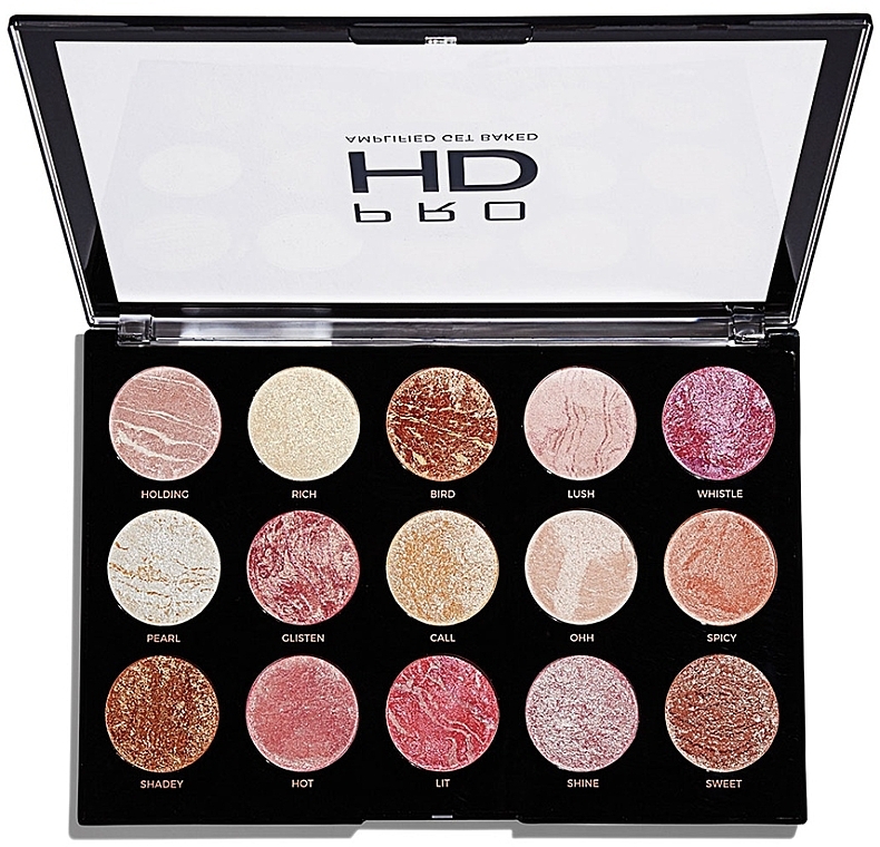 Makeup Palette - Makeup Revolution Pro HD Amplified Get Baked — photo N2