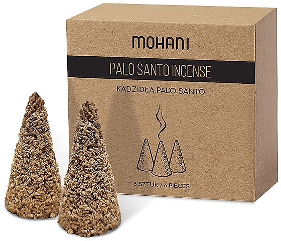 Palo Santo Natural Incense Cones - Mohani — photo N1