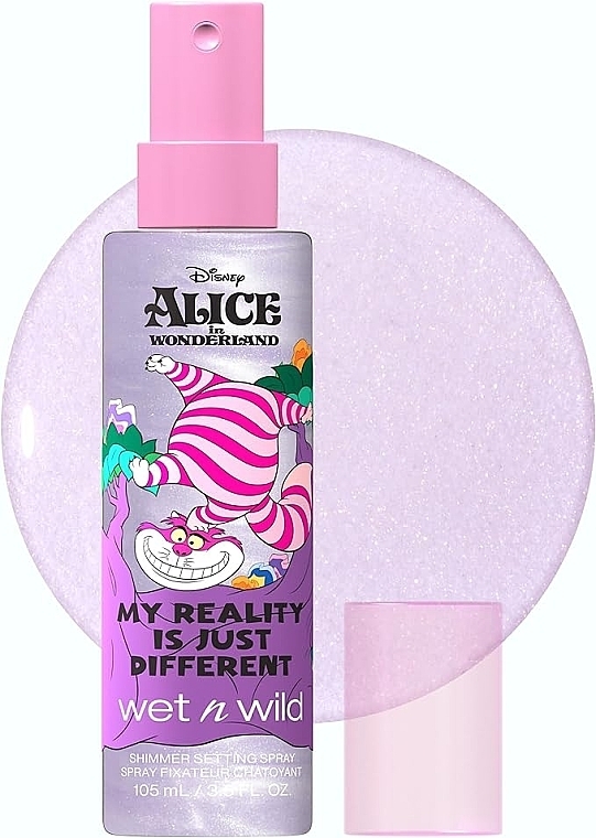 Makeup Setting Spray - Wet N Wild Alice in Wonderland My Reality is Just Different Shimmer Setting Spray — photo N2