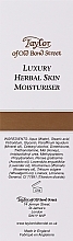 Moisturizing Face & Body Cream - Taylor of Old Bond Street Herbal Skin Moisturiser — photo N10