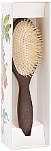 Hair Brush - Christophe Robin Detangling Hairbrush 100% Natural Boar-Bristle and Wood — photo N1