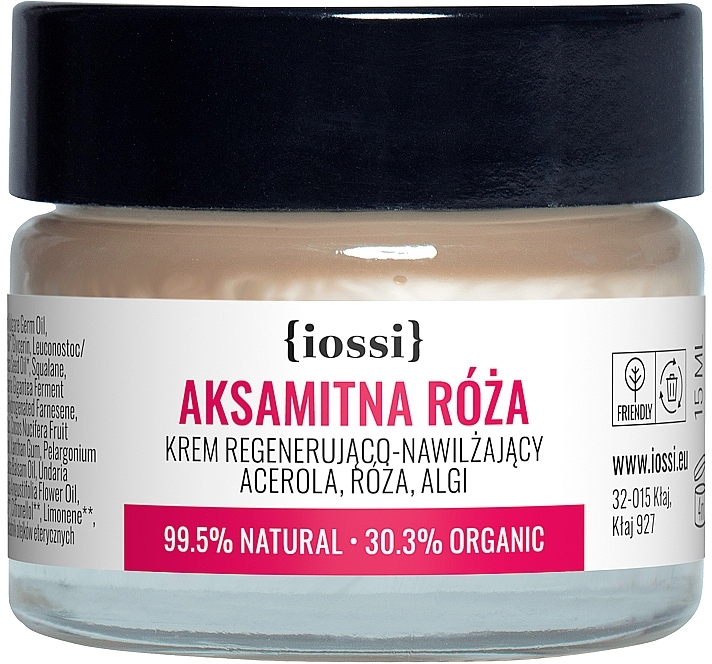 Regenerating Facial Cream "Velvet Rose" - Iossi Regenerating Cream (mini size) — photo N1