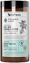 Fragrances, Perfumes, Cosmetics Mint + Menthol Foot Salt - Vis Plantis Pharma Care Foot Bath Salt