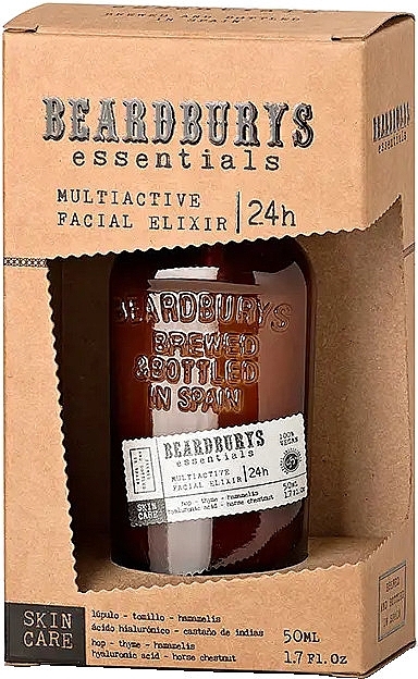 Face Elixir - Beardburys Essentials Multiactive Facial Elixir 24h — photo N2