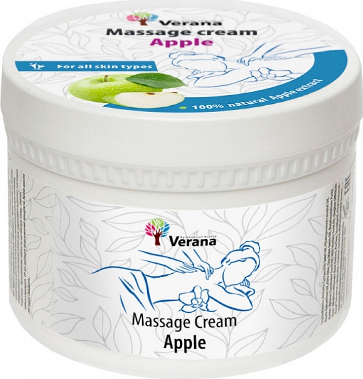 Apple Massage Cream - Verana Massage Cream Apple — photo N1
