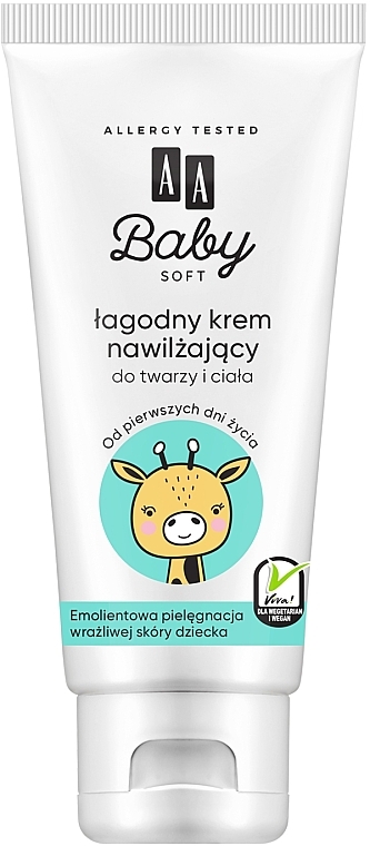 Moisturizing Face & Body Cream - AA Baby Soft — photo N1