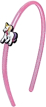 Plastic Hair Hoop "Unicorn", pink - Titania Kids — photo N2