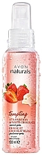 Body Lotion-Spray "Tempting Strawberry and White Chocolate" - Avon Naturals — photo N1