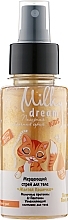 Shimmering Body Spray "Yellow Kitty" - Milky Dream — photo N6