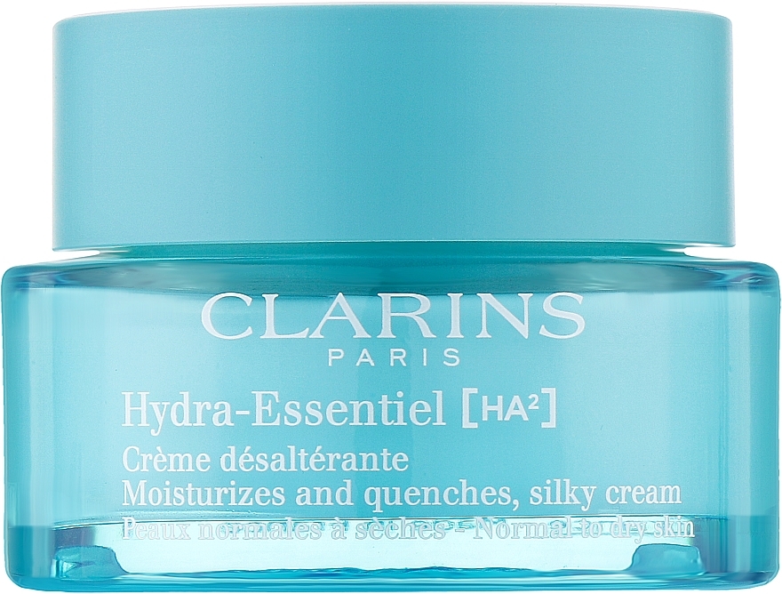 Day Face Cream for Normal & Dry Skin - Clarins Hydra-Essentiel Moisturizes And Quenches Silky Cream Normal To Dry Skin — photo N1
