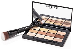 Fragrances, Perfumes, Cosmetics Contouring Set - Lorac Pro Conceal/Contour Palette & Brush