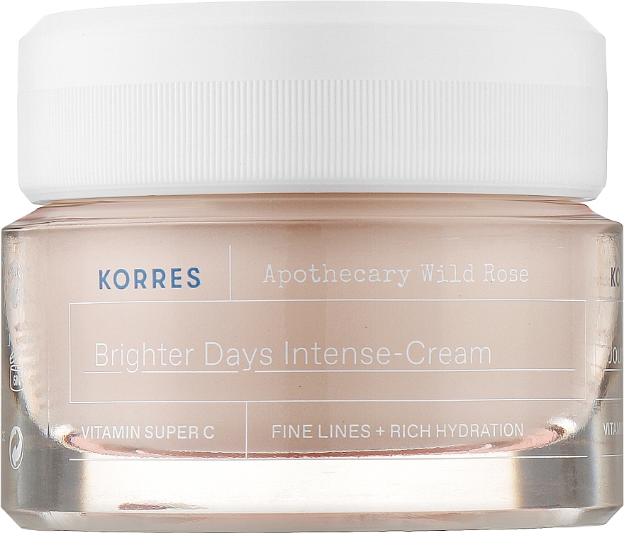 Intensive Day Face Cream - Korres Apothecary Wild Rose Brighter Days Intense-Cream — photo N3