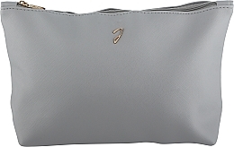 Grey Makeup Bag, large - Janeke Grey Pouch Large — photo N1