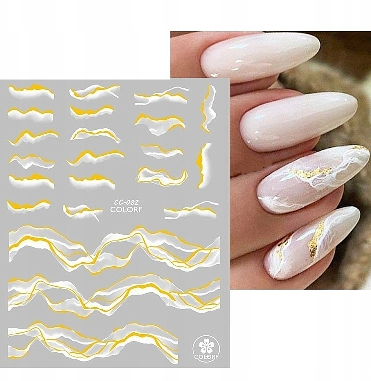 Self-Adhesive Nail Stickers CC-082 - Deni Carte 88602 — photo N2