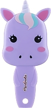 Fragrances, Perfumes, Cosmetics Hair Brush 'Rainbow Unicorn', purple - Martinelia