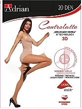 Women's Tights "Controlatto 3D" 20 Den, nero - Adrian — photo N1