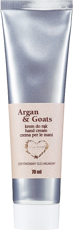 Argan & Goat Milk Hand Cream - Soap & Friends Argan & Goats Hand Cream — photo N1