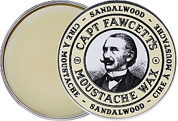 Moustache Wax - Captain Fawcett Sandalwood Moustache Wax — photo N2