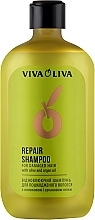 Revitalizing Shampoo with Olive Oil & Argan Oil - Vkusnyye Sekrety Viva Oliva — photo N2