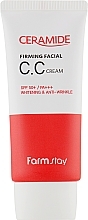 Firming Ceramide Facial CC Cream SPF50+ - Farmstay Ceramide Firming Facial CC Cream — photo N2