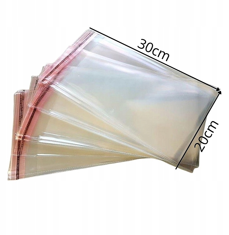 Cellophane Foil Bags, 20x30 cm, 100 pcs. - Siima — photo N1