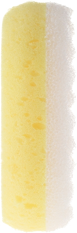 Shower Sponge Relax, white-yellow, 6018 - Donegal — photo N1