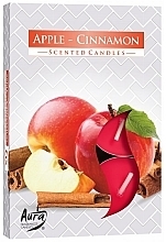 Fragrances, Perfumes, Cosmetics Apple & Cinnamon Tealight Set - Bispol Apple Cinnamon Scented Candles