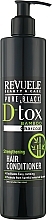 Hair Conditioner - Revuele Pure Black Detox Strengthening Hair Conditioner — photo N1