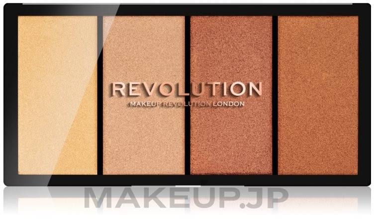 Highlighter Palette - Makeup Revolution Re-Loaded — photo Lustre Lights Heatwave