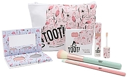 Set, 6 products - Toot! Flamingo Kiss Natural Makeup Box Set — photo N2
