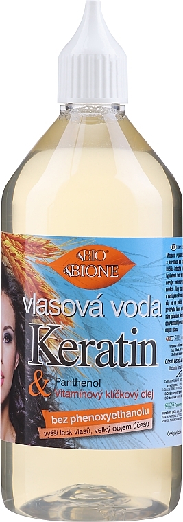 Keratin + Grain Sprouts Oil Hair Water - Bione Cosmetics Keratin + Grain Sprouts Oil Hair Water — photo N1