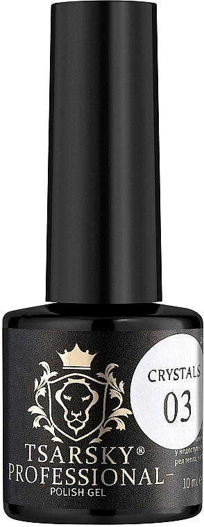 Reflective Gel Polish - Tsarsky Proffesional Crystals Polish Gel — photo N1