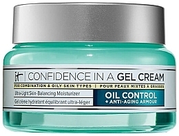 Fragrances, Perfumes, Cosmetics Moisturizing Oil-Free Face Cream - It Cosmetics Confidence in a Gel Cream Oil Control