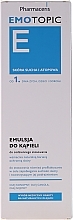 Fragrances, Perfumes, Cosmetics Wash Emulsion - Pharmaceris Emotopic E Emulsion