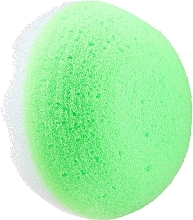 Round Bath Sponge, green - LULA — photo N1