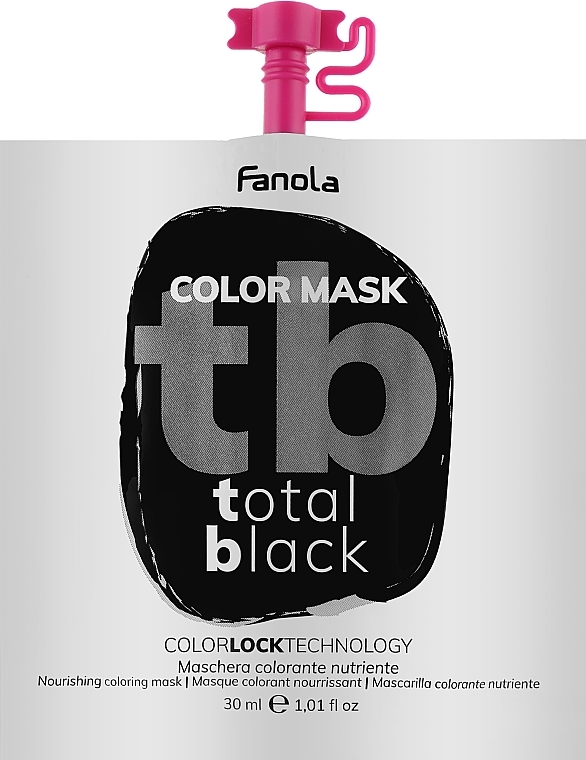 Moisturizing Toning Mask, 30 ml - Fanola Colour Mask — photo N1