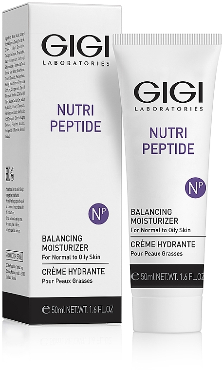 Peptide Cream for Oily & Combination Skin - Gigi Nutri-Peptide Balancing Moisturizer Oily Skin — photo N2