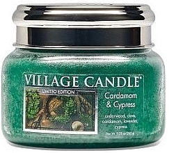 Fragrances, Perfumes, Cosmetics Scented Candle in Jar - Village Candle Cardamom & Cypress