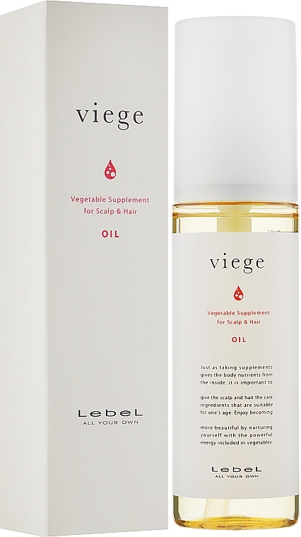 Repairing Hair Oil - Lebel Viege Oil — photo N2