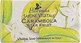 Fragrances, Perfumes, Cosmetics Natural Soap 'Carambola' - Florinda Sapone Vegetale Star Fruit