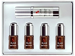 Fragrances, Perfumes, Cosmetics Set - 3Lab Super Ampoules Brightening&Anti-Aging (serum/30ml + ampoules/4x0.7ml)