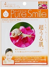Snail Mucin Sheet Mask - Pure Smile Essence Mask Snail — photo N1