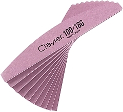 Fragrances, Perfumes, Cosmetics Nail File, pink, 100/180, 10 pcs. - Clavier