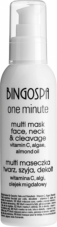 Facial Express-Mask with Almond Oil - BingoSpa One Minute Multi Mask — photo N1