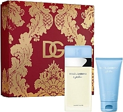 Fragrances, Perfumes, Cosmetics Dolce & Gabbana Light Blue - Set (edt/100ml + b/cr/50ml)