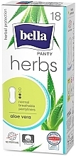 Sanitary Pads, 18 pcs. - Bella Panty Herbs Aloe Vera — photo N1