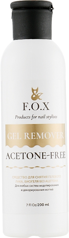 Acetone-Free Bio-Gel and Gel Polish Remover - F.O.X Gel Remover Acetone-Free — photo N1